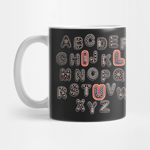 ABC Alphabet I Love You English Teacher Valentines Day Gift by Goods-by-Jojo